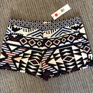 Tribal print Parker shorts